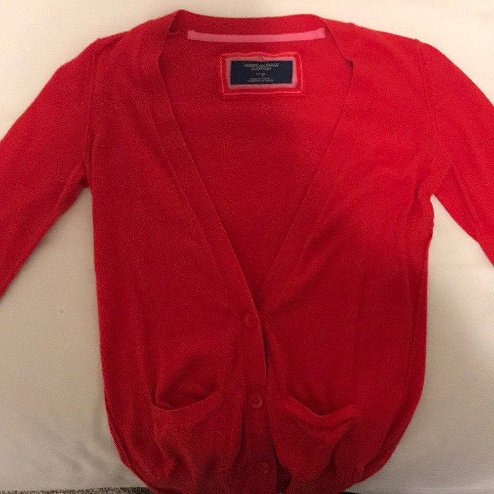 AE Red Cardigan